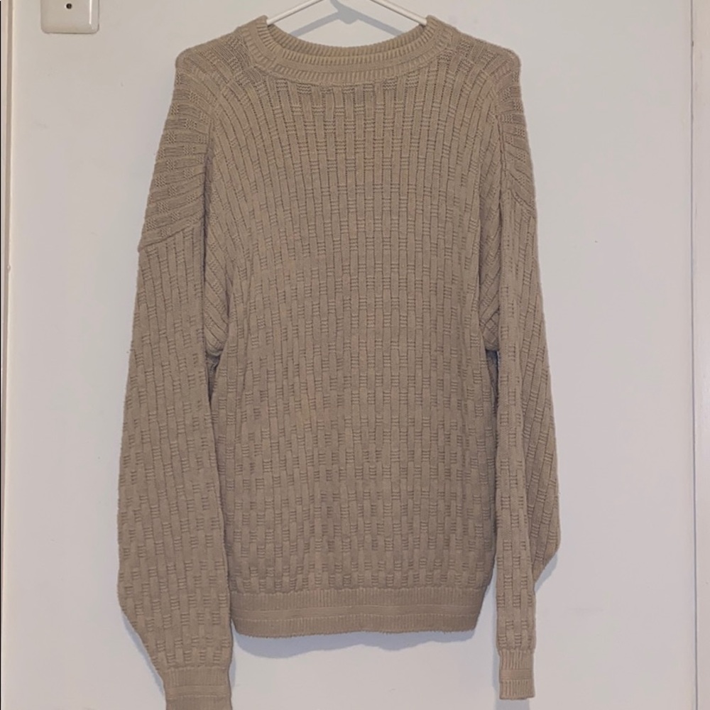 Oversized Beige Sweater